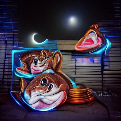 Chip and Dale Cartoon Characters