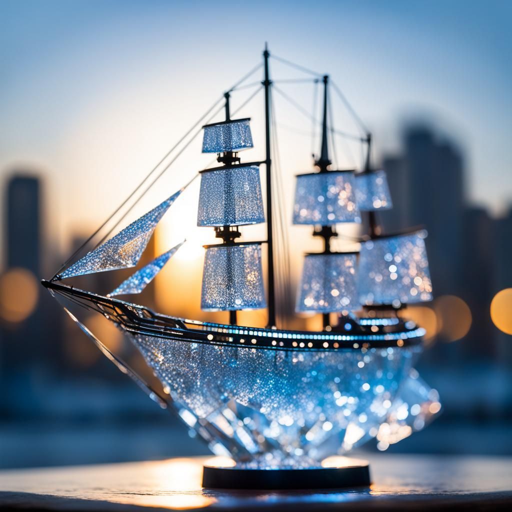Crystal Ship: Professional Photography with Bokeh