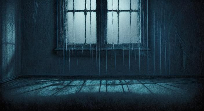 Eerie Surrealism: Alone in a Dark Room