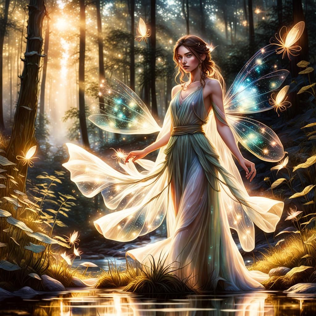 Magical Fairy Camping Spot in Enchanted Forest