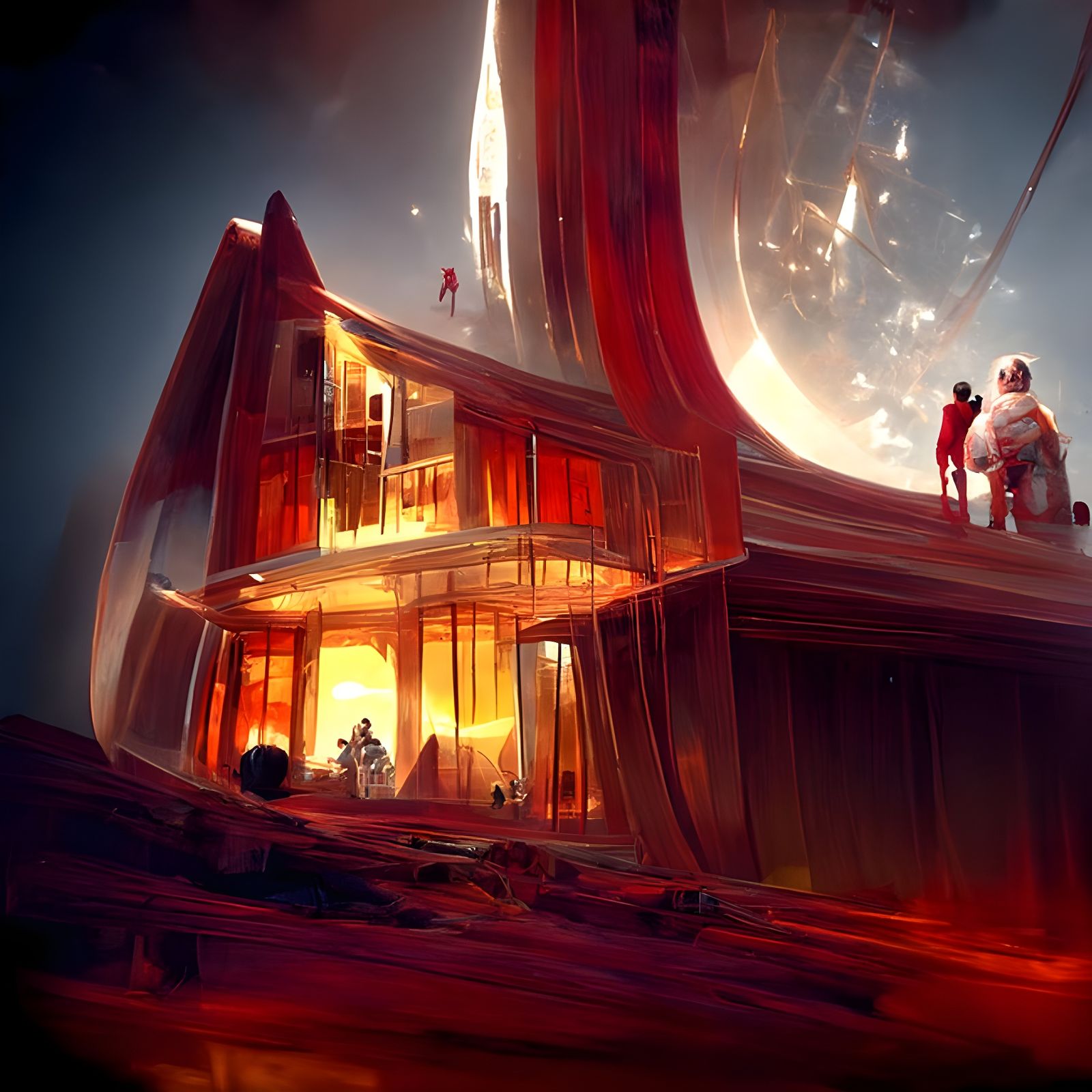 Futuristic House Design Inspired by Space Odyssey