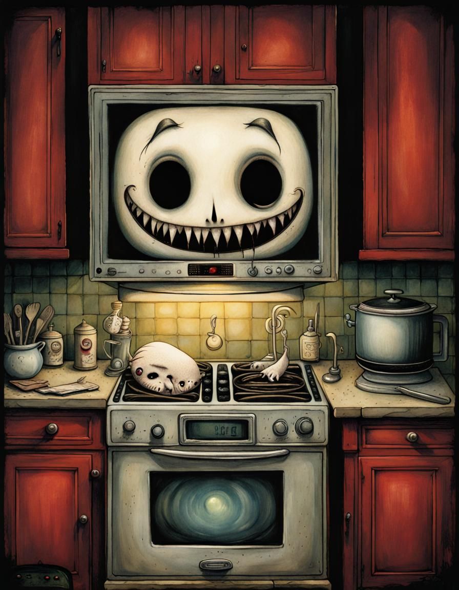 Spooky microwave.