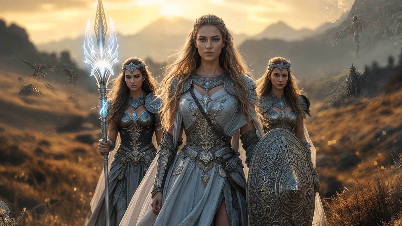 Valkyrie Queen in Warrior's Regalia