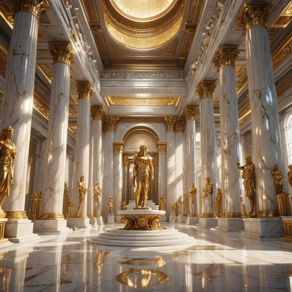 Olympus: Gods and Goddesses in Majestic 3D Render