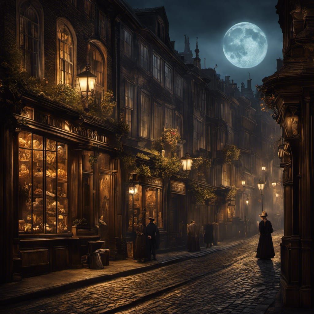 Fleet Street in London, 18th century