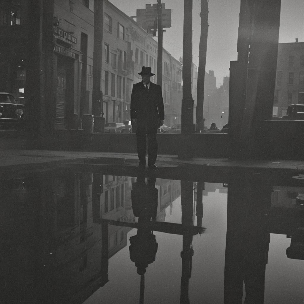 Classic Film Noir Style Image