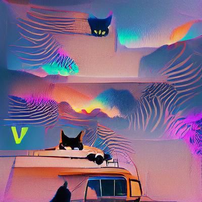 Contemplative Black Cat Gazing out Window