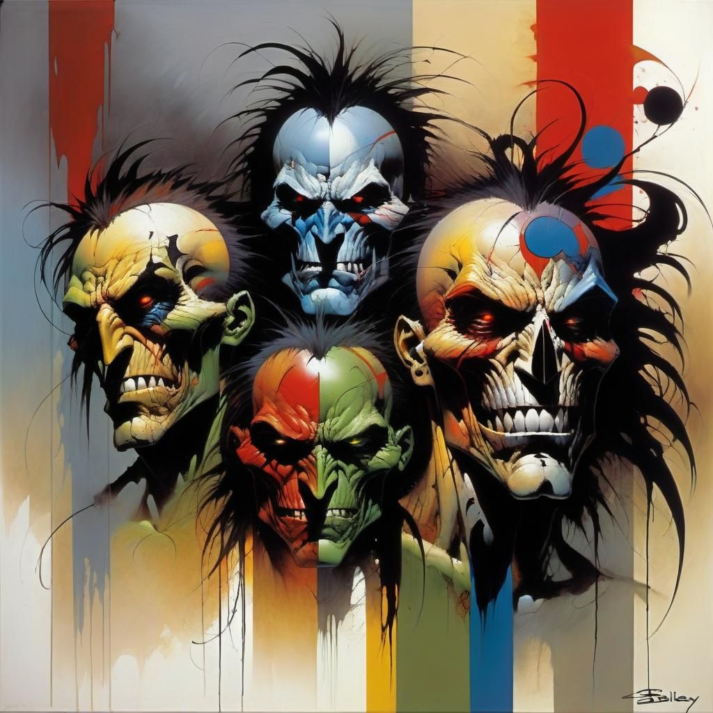 Abstract Emotions in Graphic Novel Style