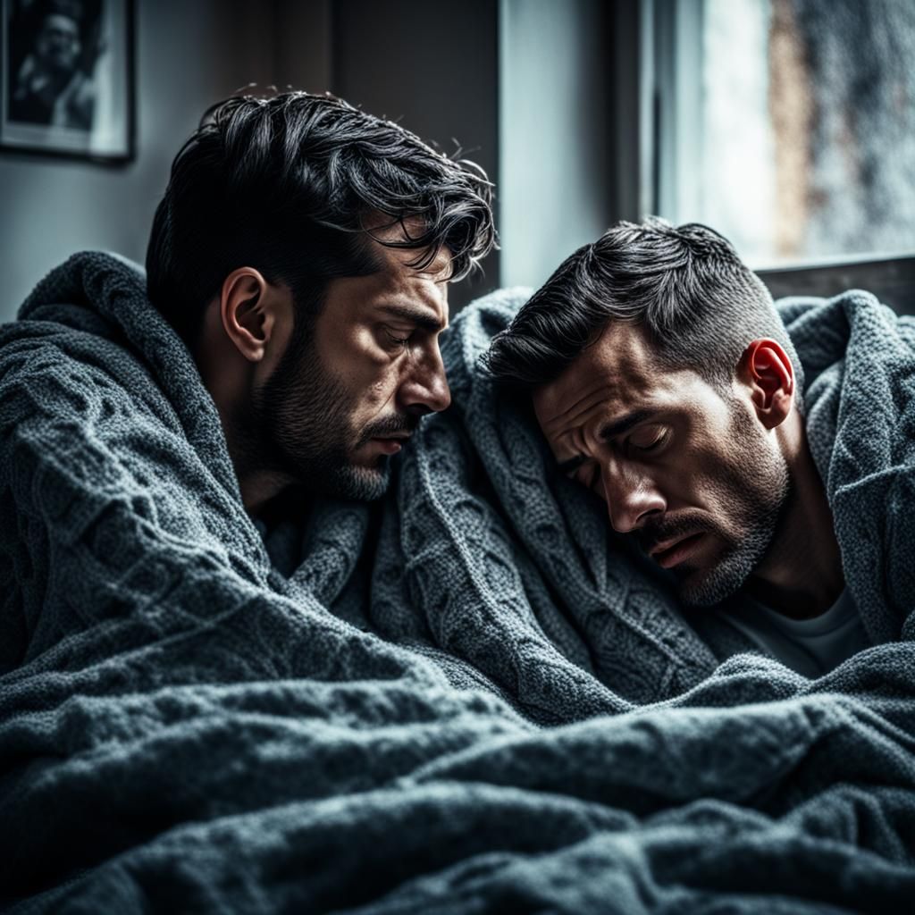 Cute Cuddle on a Cold Day