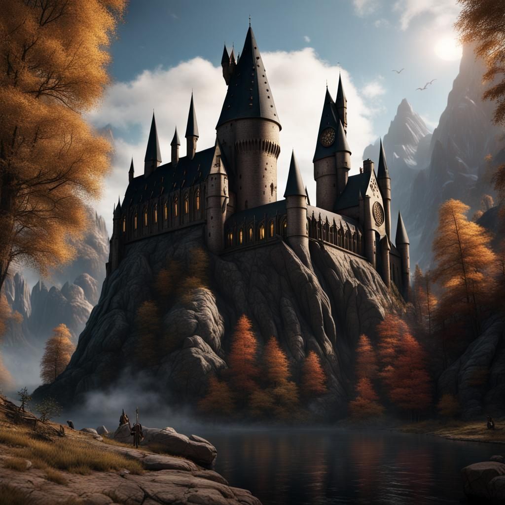 Harry Potter Fantasy Concept Art in Unreal Engine 5