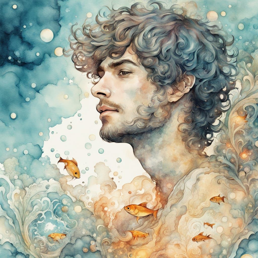 Dreamy Romantic Smiles Under Starry Ocean Skies