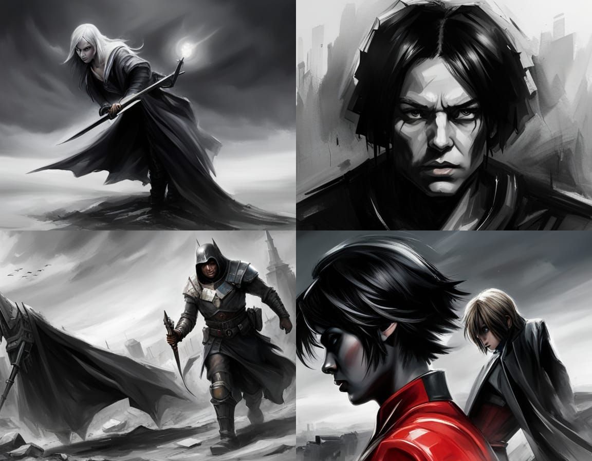 Stylized Character Art in Okon Style