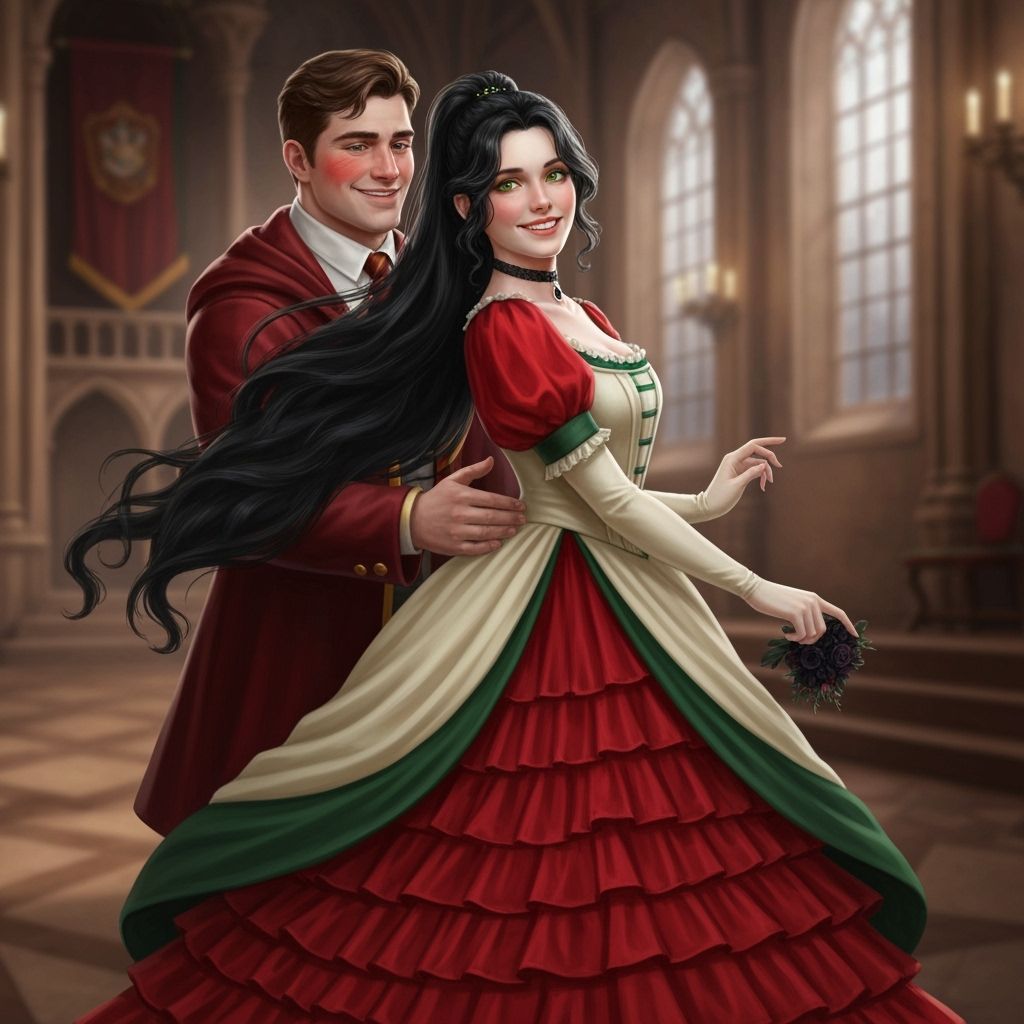 Oliver Wood Takes Girlfriend to Hogwarts Yule Ball