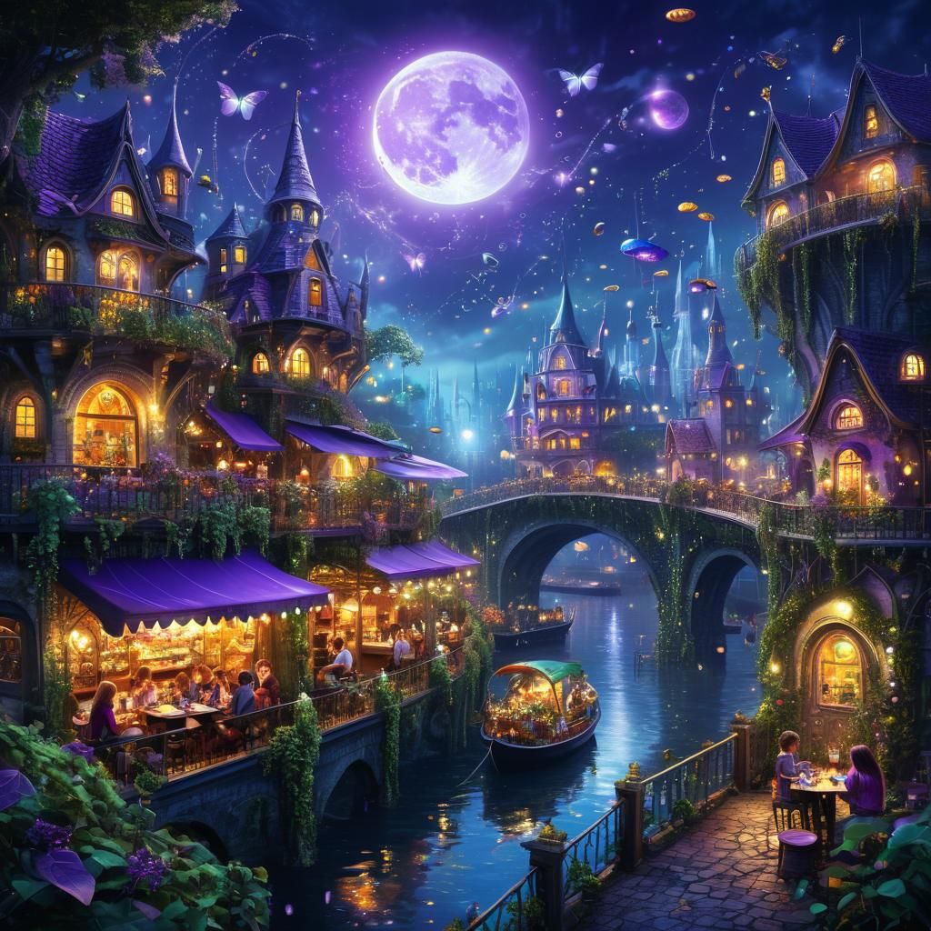 Mystical City of Elves and Fairies