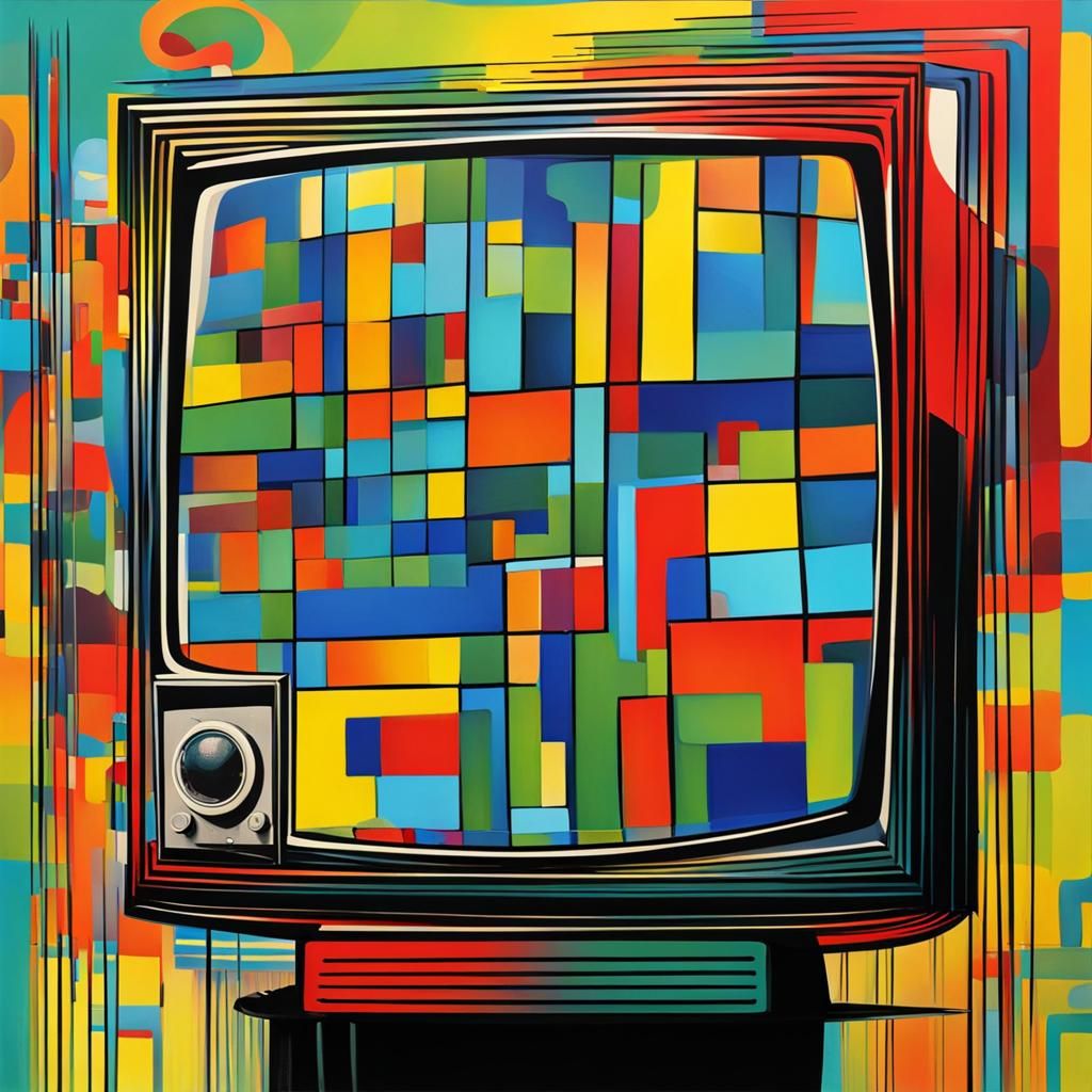 Abstract Television in Complementary Colors