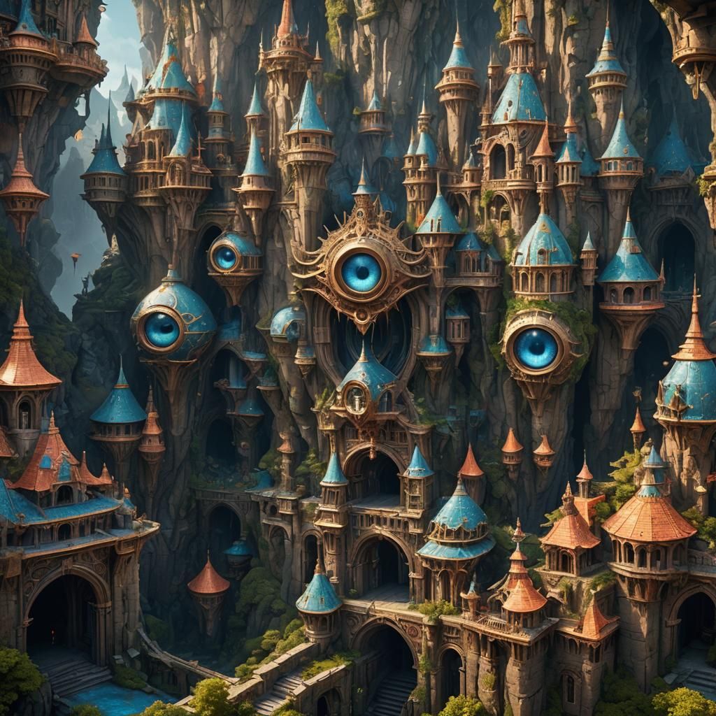 Striking Portrait of Eyes with Heterochromia