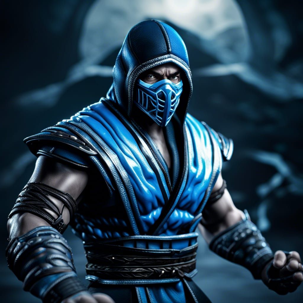 Sub-Zero from Mortal Kombat in HDR
