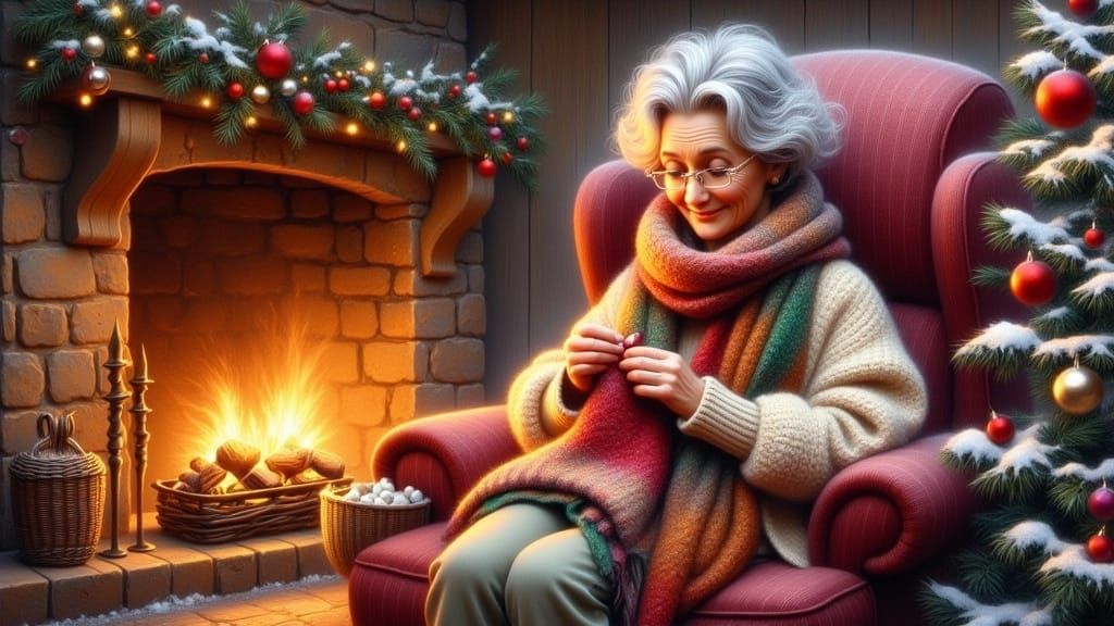 A Gentlewoman's Cozy Winter Moment