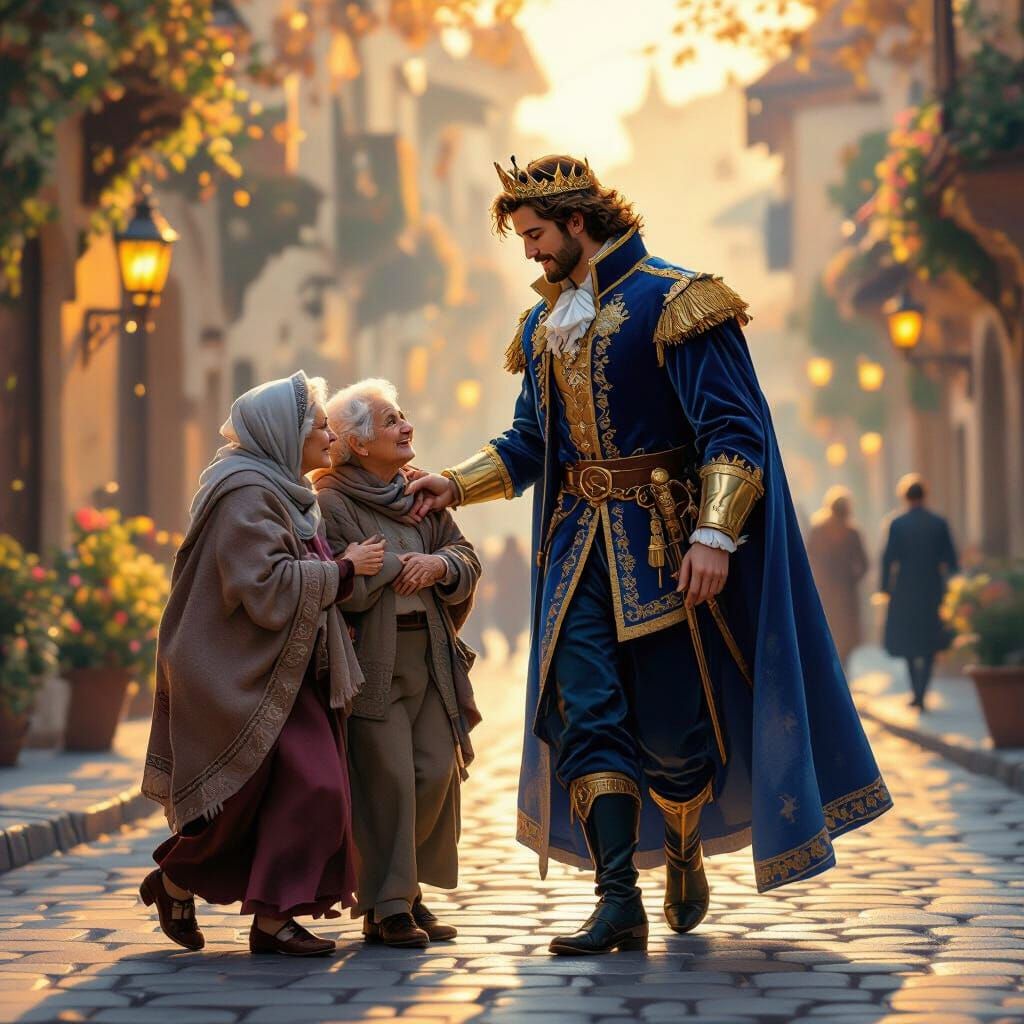 Prince Offers Aid to Elders in Digital Art