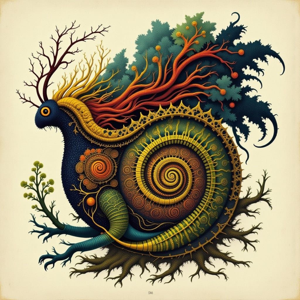 Overgrown Ruins with Cicada Song