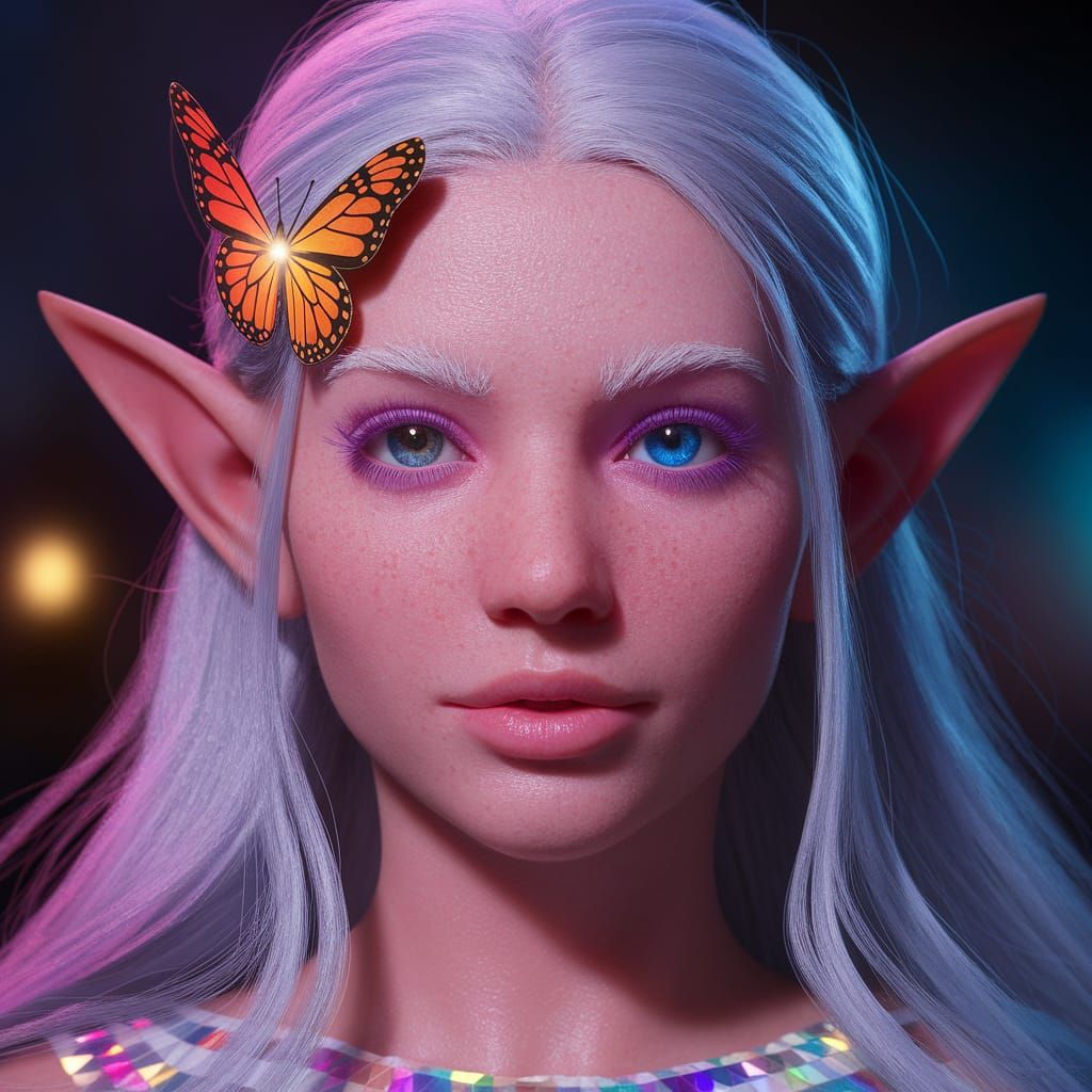 Vibrant Portrait of Tippi in Soft Focus