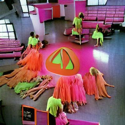 Neon 70s Witch Dance Academy