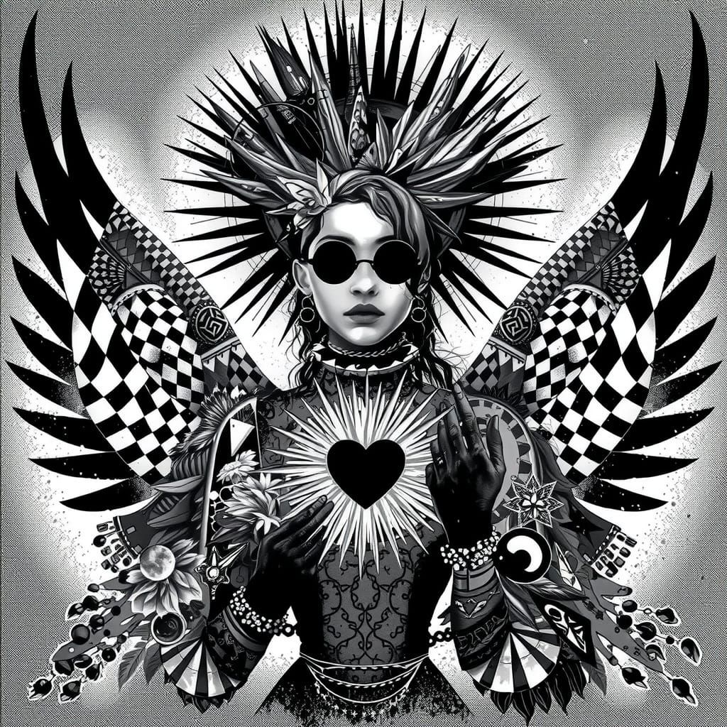 Ethereal Paul Klee-Inspired Dreamscapes in Black and White