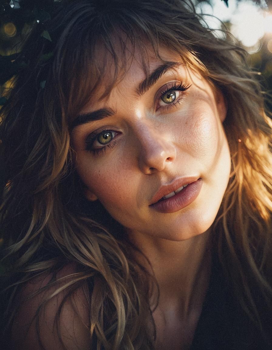 An outdoor cinematic portrait of a beautiful woman by Belart-Picture