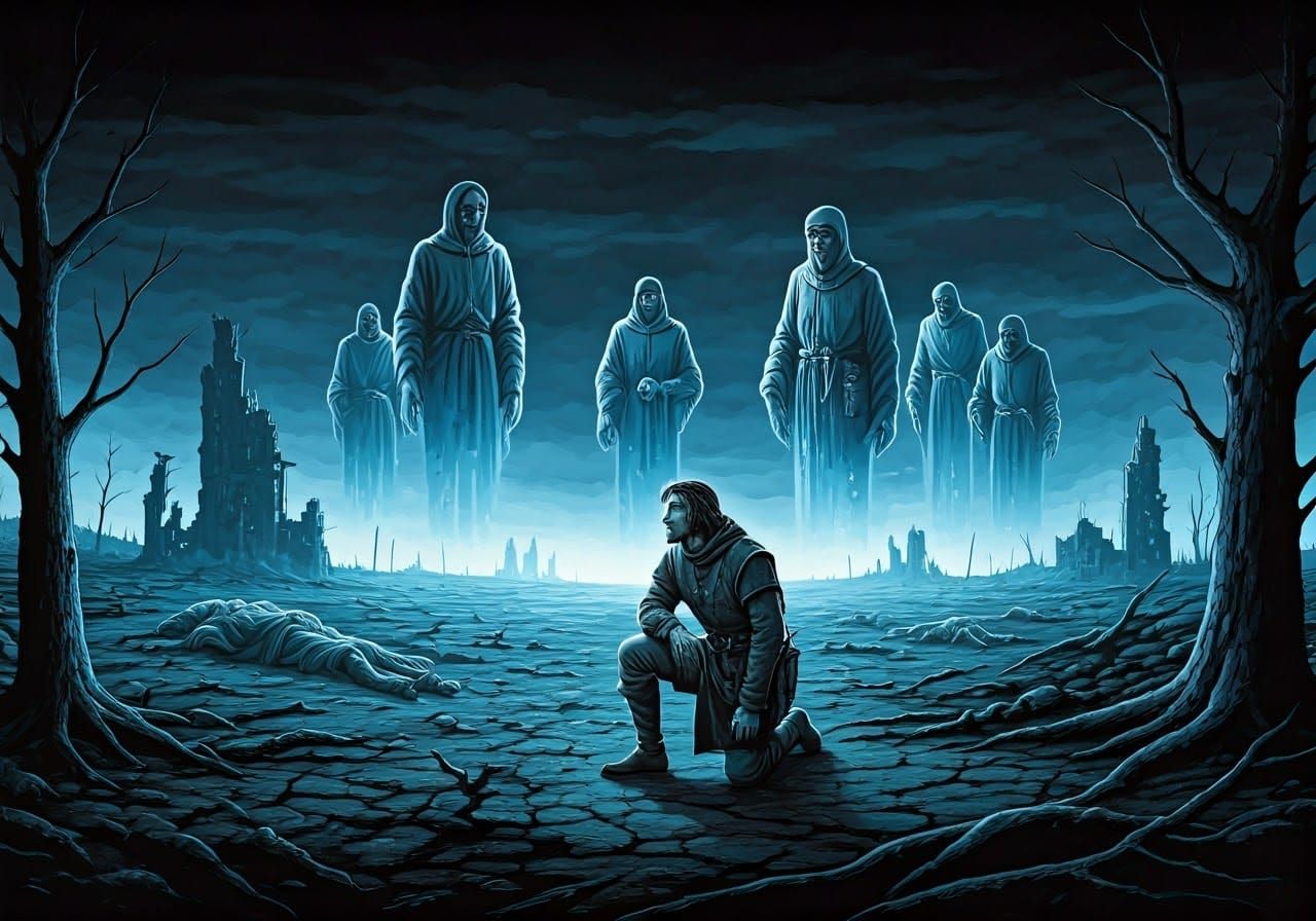 Desolate Battlefield: Dark Fantasy Art from the 1970s