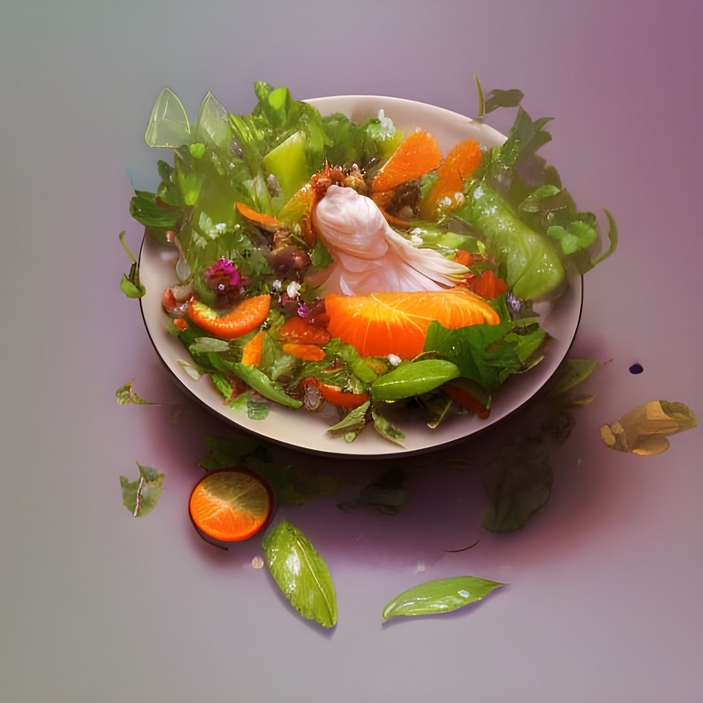 Hyperdetailed Salad Concept Art in 8k Resolution