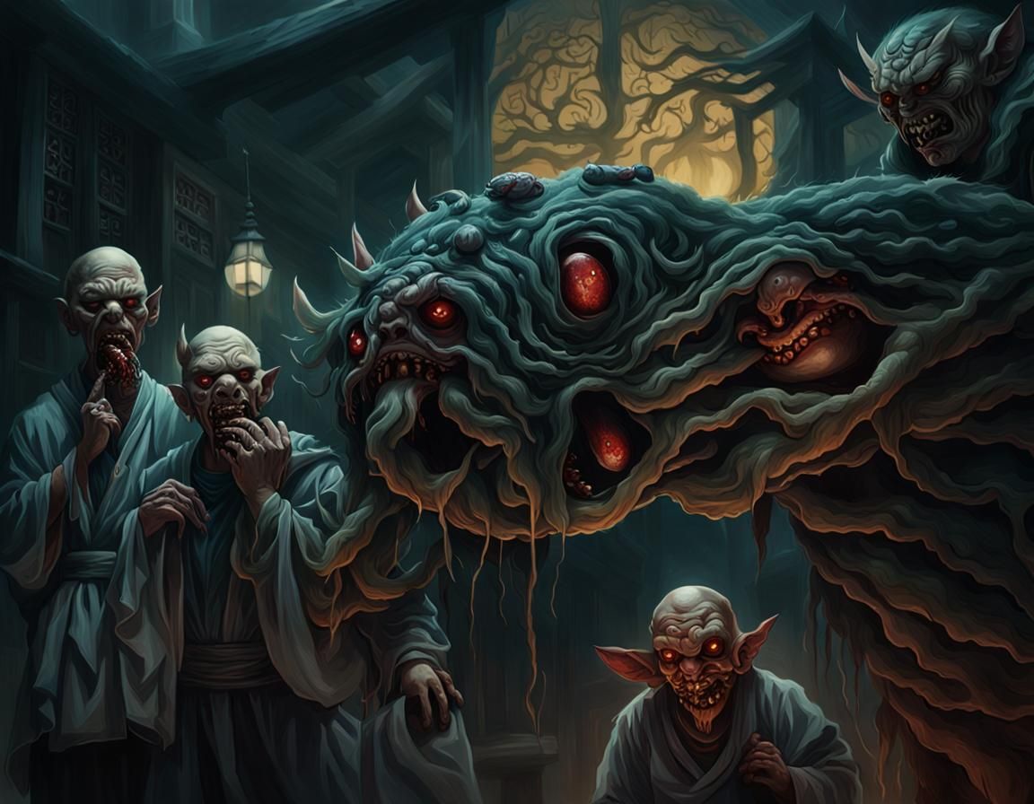 Bugs crawling out of my mouth and ears and eyes :: while  tw...