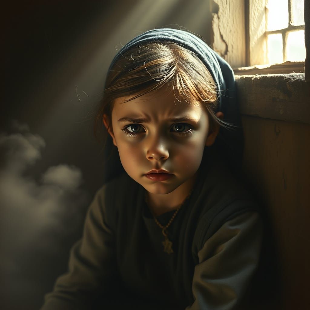 Young Jewish Girl Finds Hope in Desperate Times