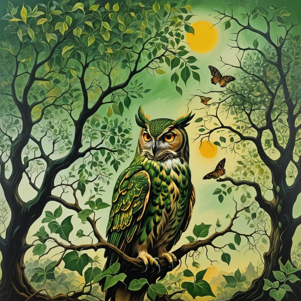 Surreal Landscape Inspired by Salvador Dali's Oil Paintings