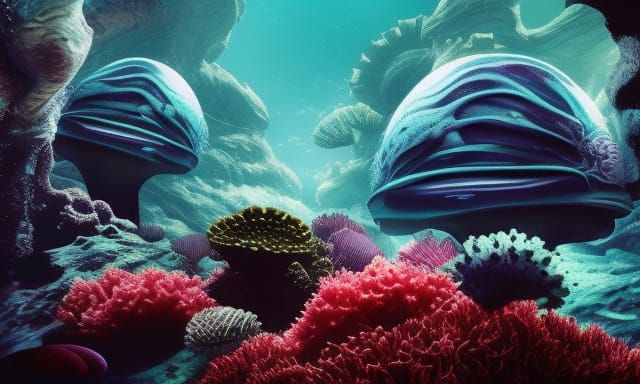 Epic Underwater Alien Lifeforms on Distant Planet