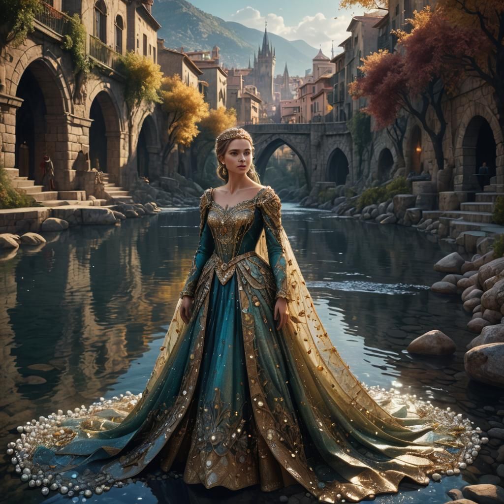 Diamond Princess on Pearl River: Fantasy Art