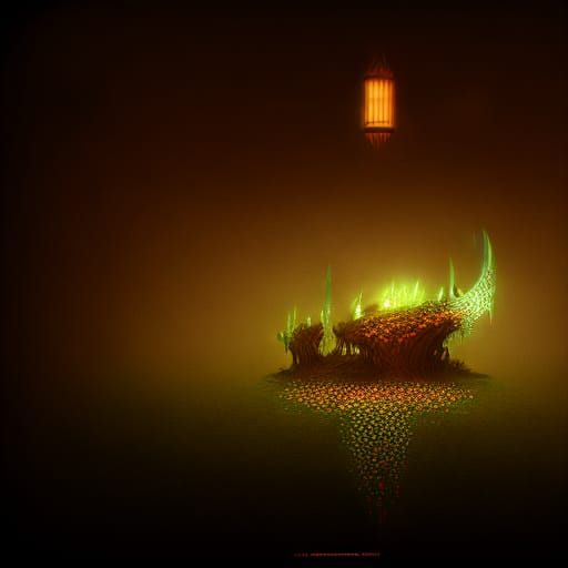 Distress Signal in Dark Fantasy Style