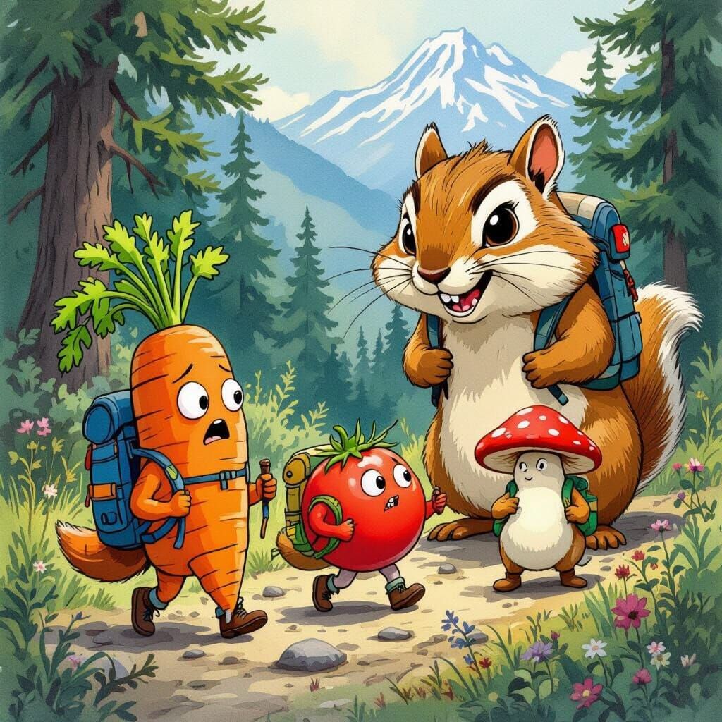 Vegetable Hiking Adventure Turns Sour in Oregon