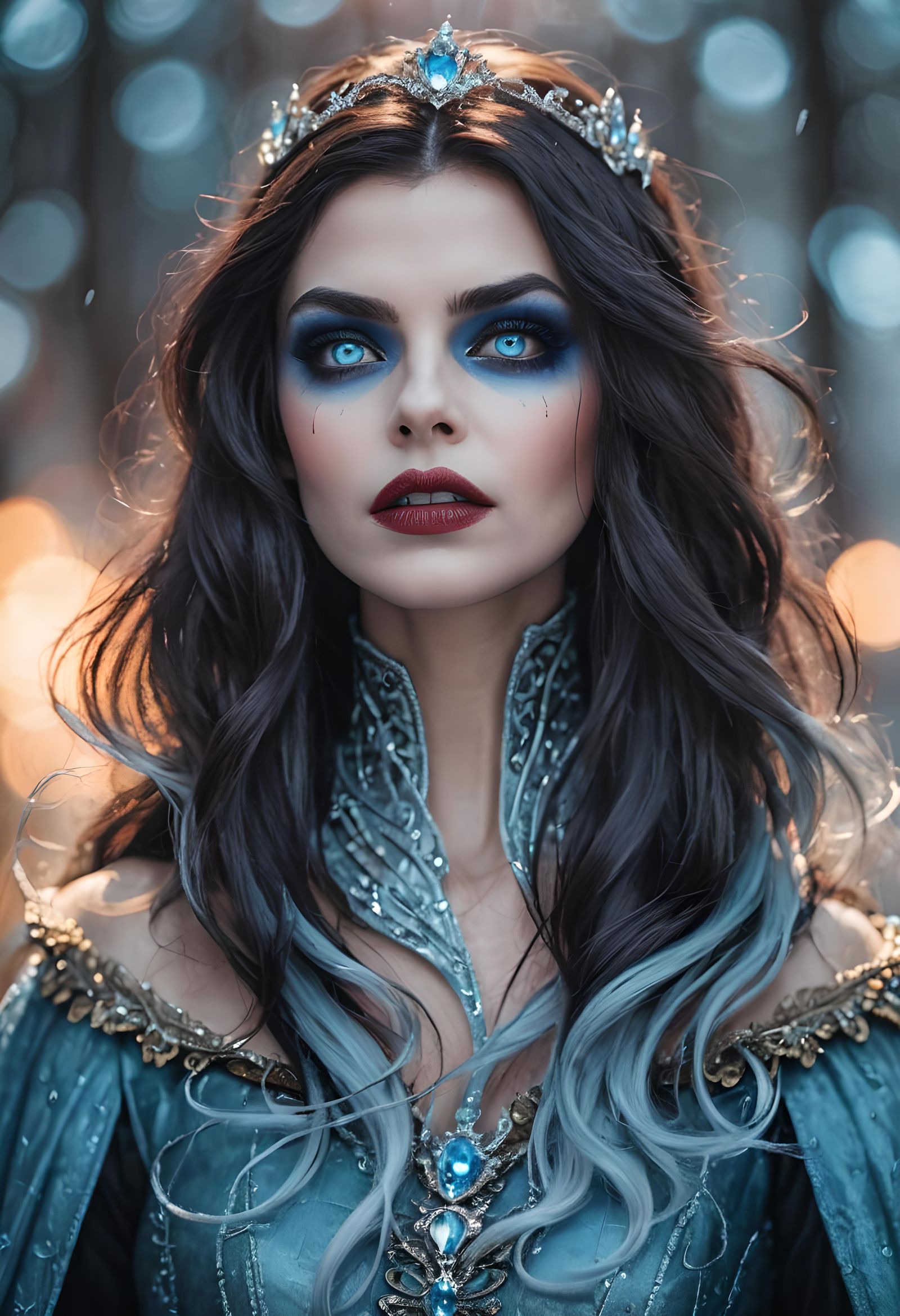 Vampire Queen Portrait in Sharp Focus