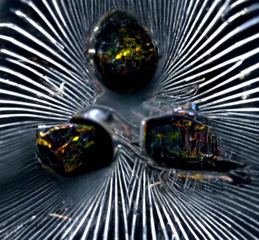 Gemstone Metallic Spider Hyperrealistic Digital Art
