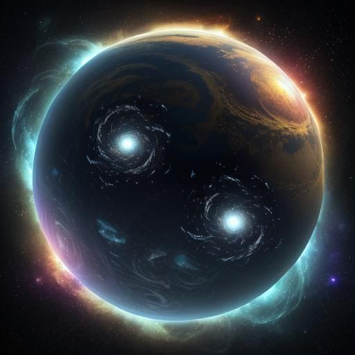 Dyson Sphere 3D Game Concept Art