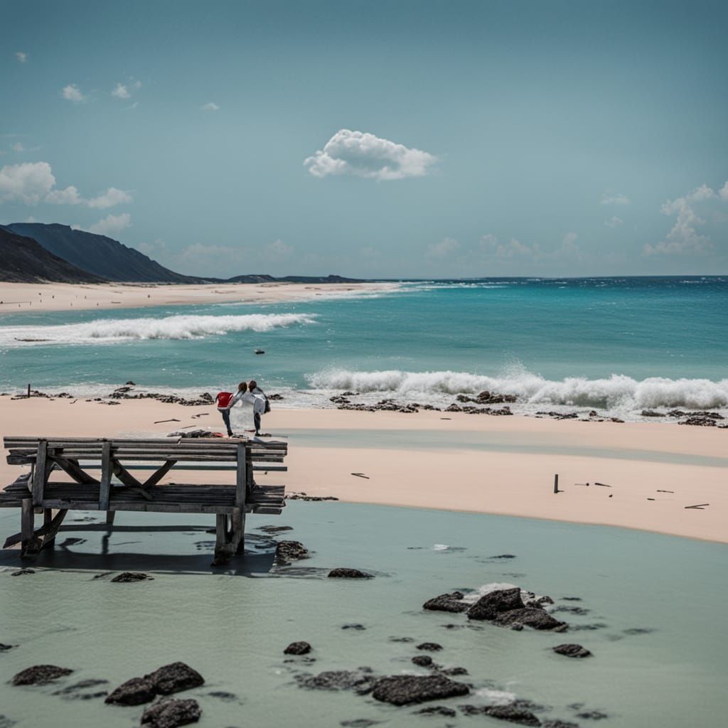 Evocative Image Reflects on Memory and Departure