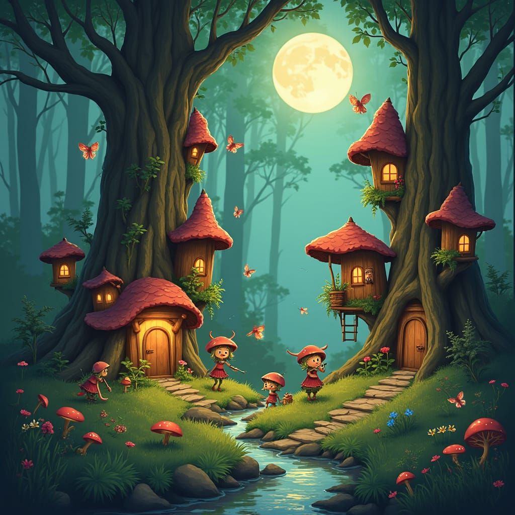 Enchanted Forest Home to the Little Folk