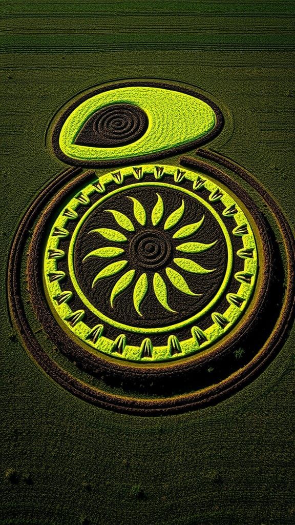 Alien crop circle