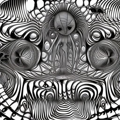 Gothic Jazz Bar with Alien Musicians