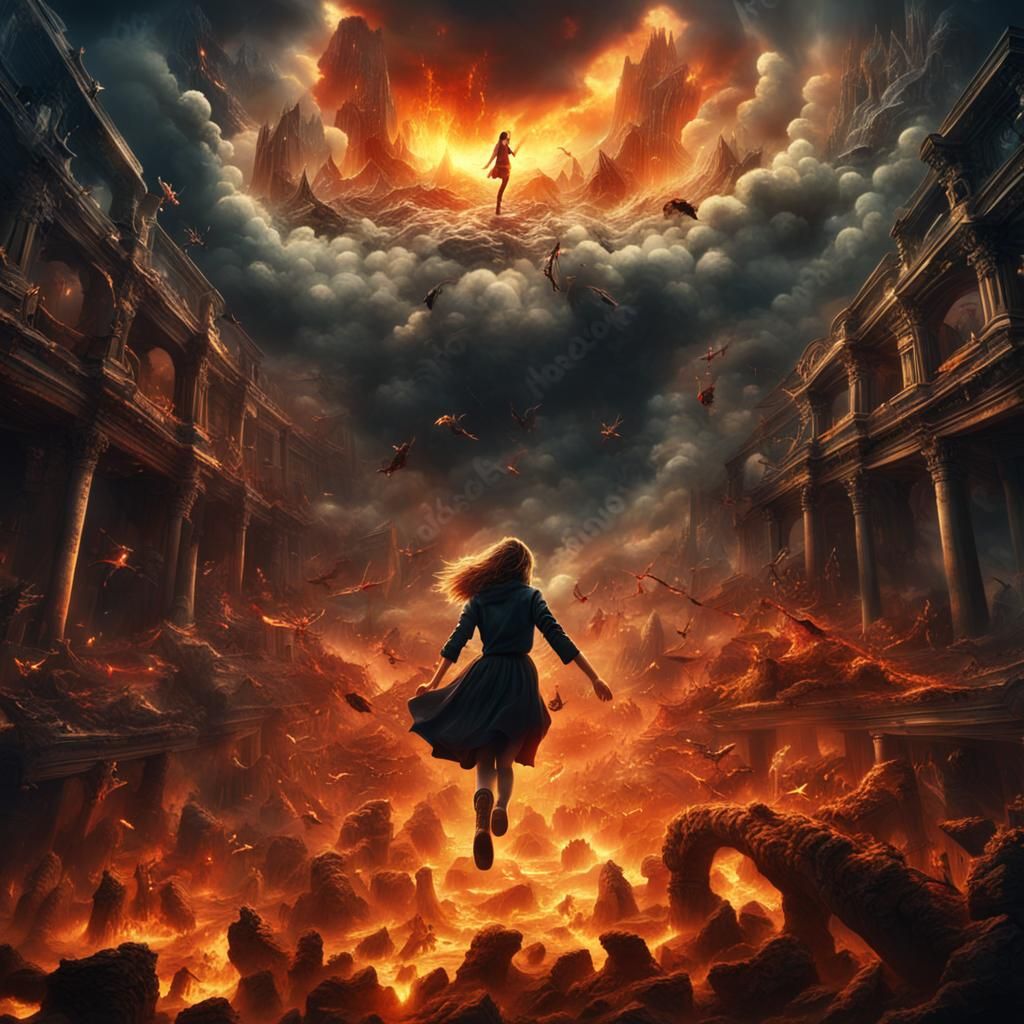 Girl's Dramatic Descent into Heaven and Hell