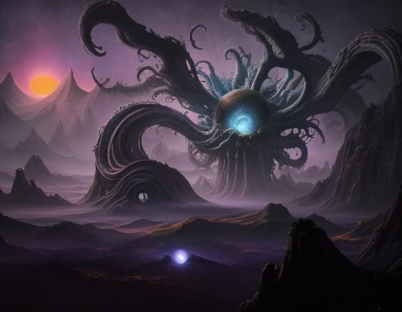 Cosmic Horror: Ancient Monster Consumes Planets