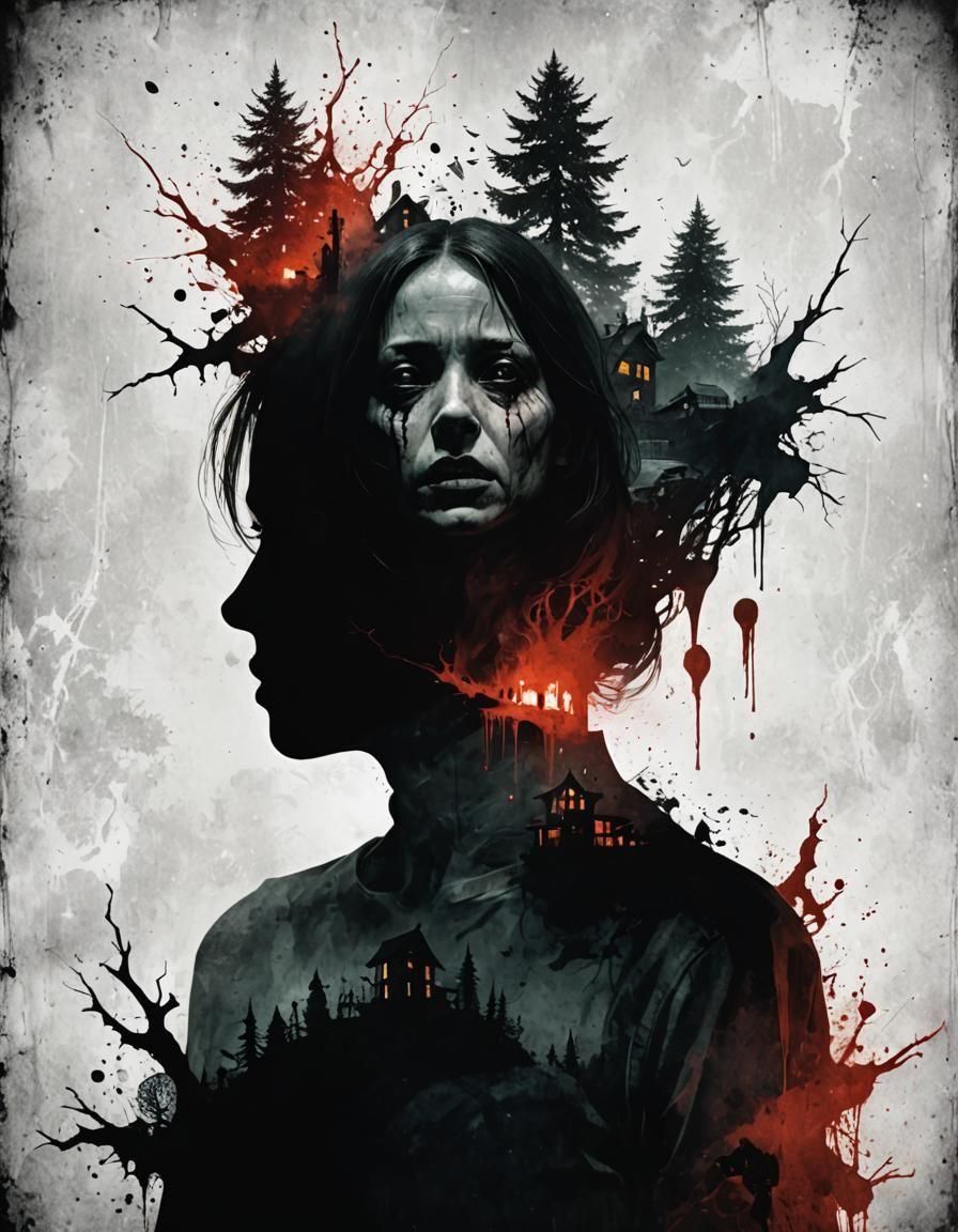 Unsettling Liminal Horror Narrative Composition