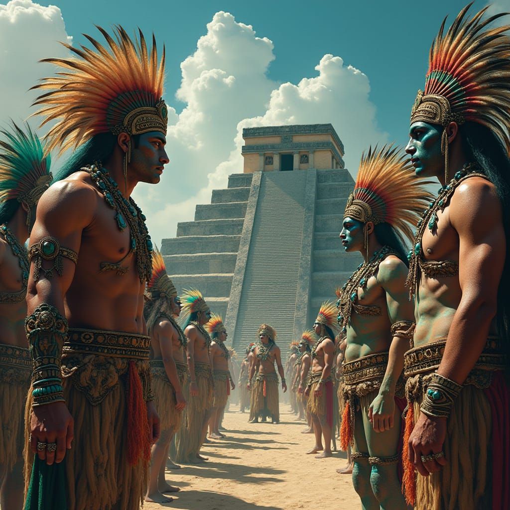 Ancient Warriors Encounter Otherworldly Beings in a Dreamlik...