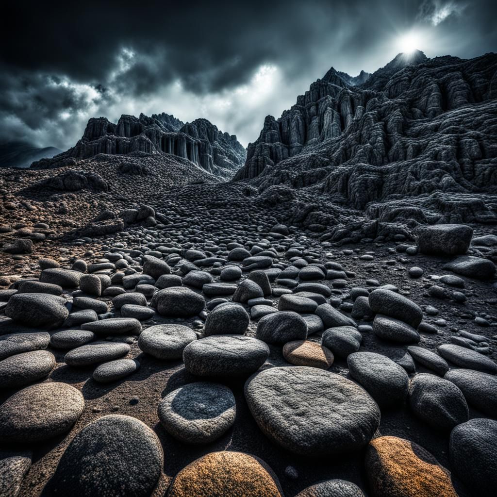 Hyperrealistic Stoned Carebares with Intricate Details