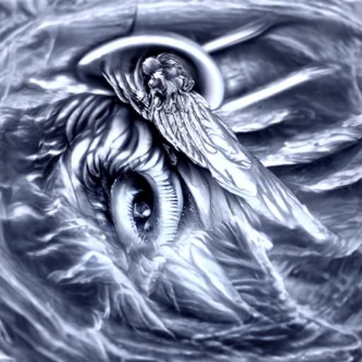 Biblically Accurate Angel in Gustave Doré Style